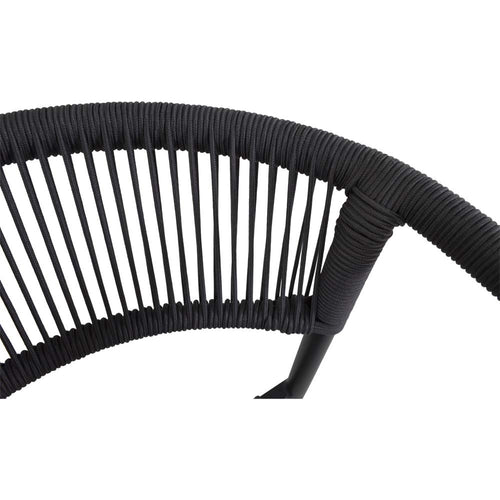 Lesli Living bistrostoel Nagano - grijs - 56x63x78cm