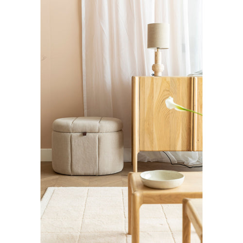 Zuiver Puffy Opbergbank Beige M