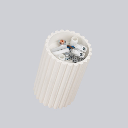 Sollux Lighting Plafondlamp KARBON 10 beige - 6,5x6,5x10cm