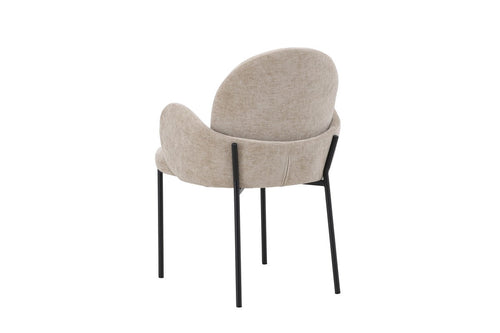 Rebellenclub Eetkamerstoel Elno - Set van 2 - Beige