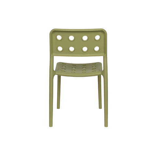 Housecraft Living Serra Tuinstoel/ Eetkamerstoelen Kunststof Groen - Set van 4 - vtwonen shop