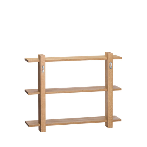 Hübsch plank Simple - mdf/eiken fineer/eikenhout - 60x14xh47cm
