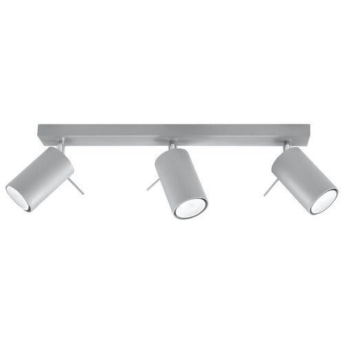 Sollux Lighting Plafondlamp RING 3 grijs - 45x6x16cm