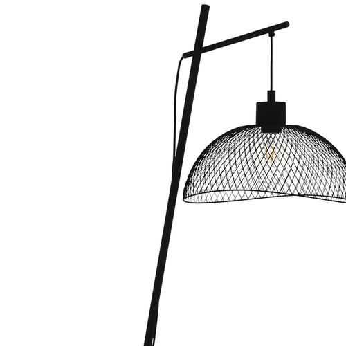 EGLO vloerlamp Pompeya - e27 - 191 cm - zwart - vtwonen shop