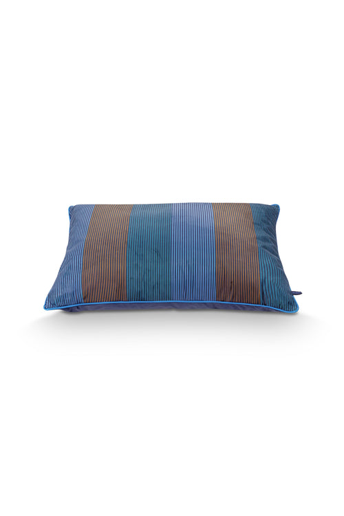 Pip Studio Sierkussen Multi Stripe - Blauw - 50x70cm - vtwonen shop