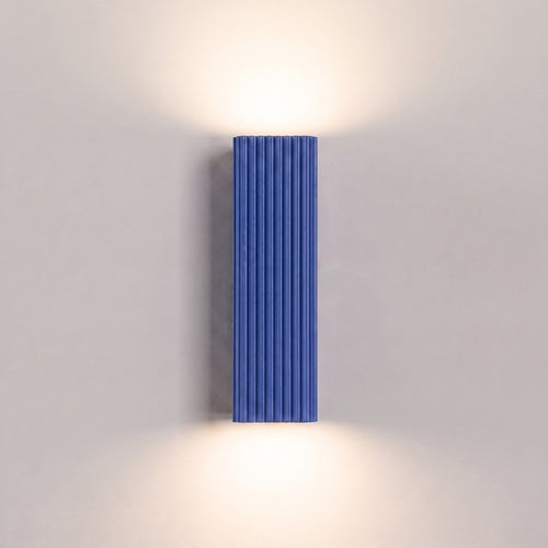 Sollux Lighting Wandlamp RAYO 20 ultramarijn - 6x8x20cm