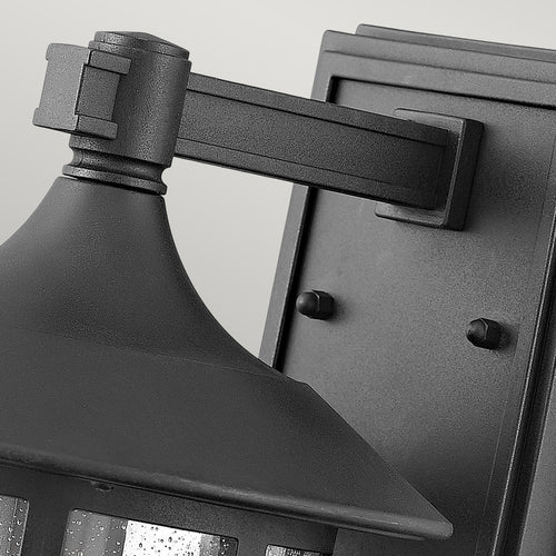 Elstead Hinkley Freeport Outdoor Wandlantaarn Getextureerd Zwart, IP44