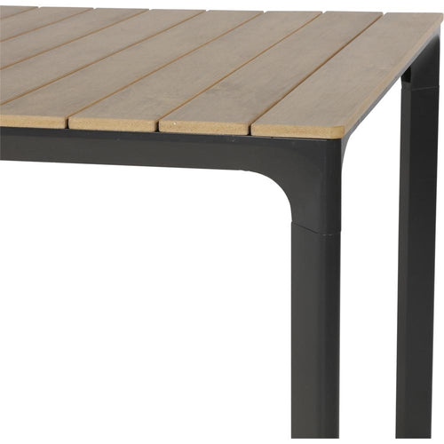 Lesli Living tuintafel Arezzo - zwart - 200x90x74cm