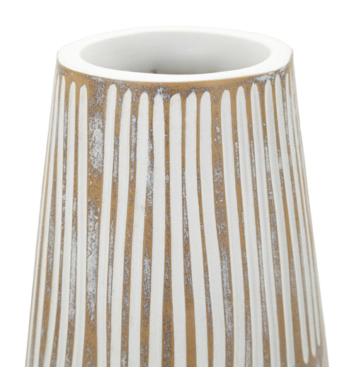 Mauro Ferretti vaas - Ø 17x68,5 cm - beige