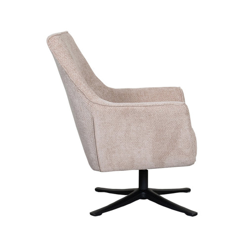 LABEL51 Fauteuil Tod - Beige Stof - Draaibaar - vtwonen shop