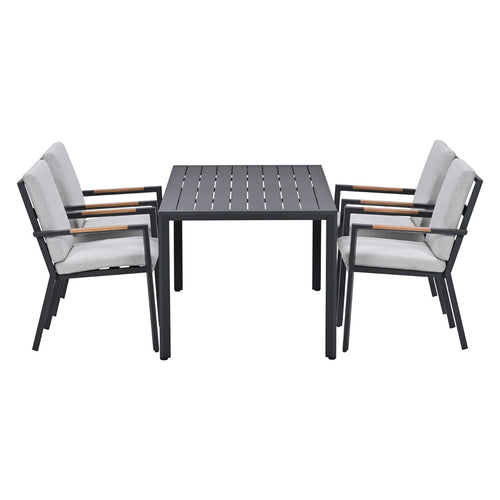 Garden Impressions Tuinset Kasper stapelbaar 5-delig - donker grijs