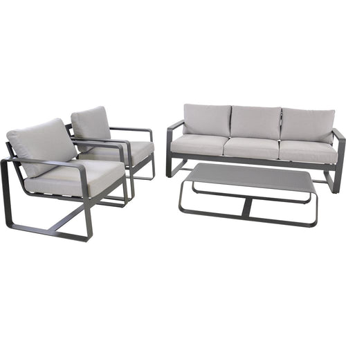 Lesli Living loungebank Belezza - antraciet - 194x78x73cm