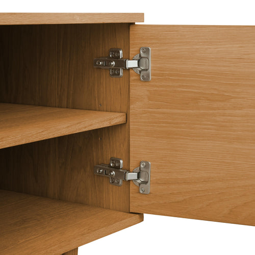 Furnhouse tv-meubel Kerteminde - Natuurlijk eikenhout - MDF, eikenfineer - 45x160x53