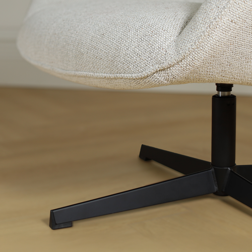 Nolon Jilou Draaibare Fauteuil Beige - met armleuning - met rugleuning - vtwonen shop