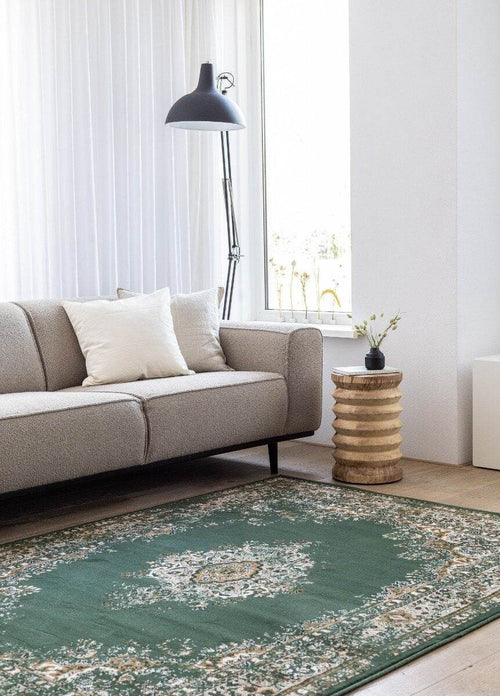 Interieur05 Vintage Vloerkleed Keshan Groen - 160 x 230 cm - vtwonen shop