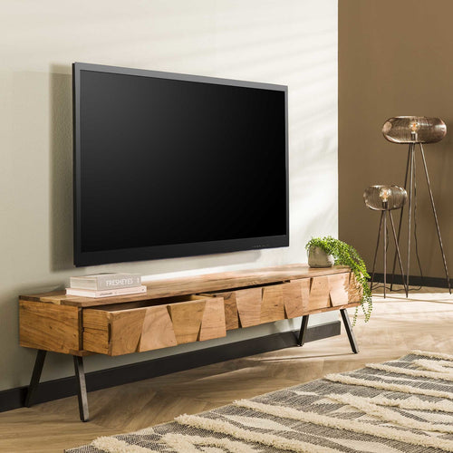 Duverger® tv-meubel Blox - acacia - 3 lades - vtwonen shop