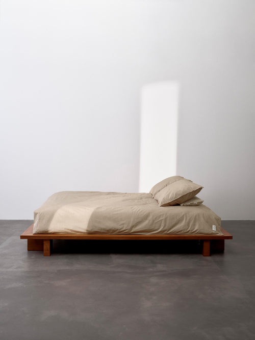Marc O'Polo Tove dekbedovertrek - Lits-Jumeaux XL – 260x200/220 cm - Dark Sand