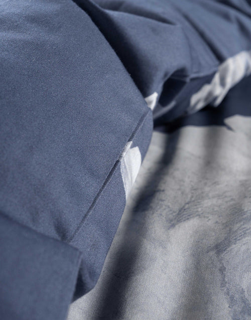 Essenza Eunice dekbedovertrek - Lits-Jumeaux - 240x200/220 cm - Nightshadow blue