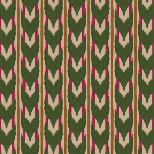 Catchii Behang Maison Artisan Ikat groen - vtwonen shop