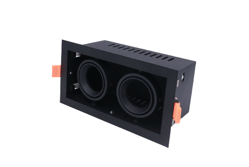 Artdelight Inbouwspot Tavira 2L - Zwart