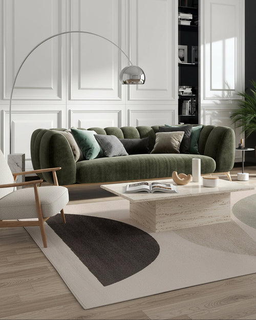 AFK Living vloerkleed Sonia - zeer zacht - groen - 160 x 230 cm