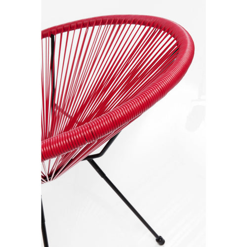 Kare Design Tuinfauteuil Acapulco rood - vtwonen shop