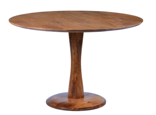 Brix eetkamertafel Vivian - 120cm - mangohout - bruin