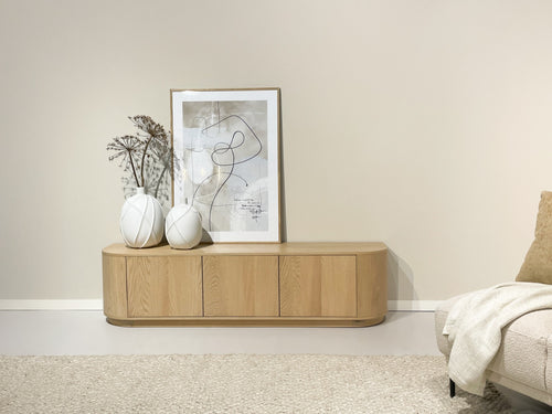 Livingfurn tv-meubel Novero - bruin - 40x180x45 - vtwonen shop