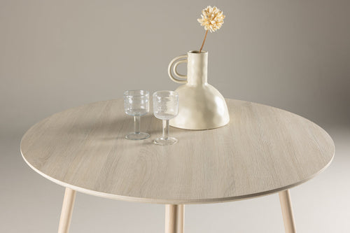Rebellenclub Eetkamertafel Vemb - ø100 cm - Whitewash