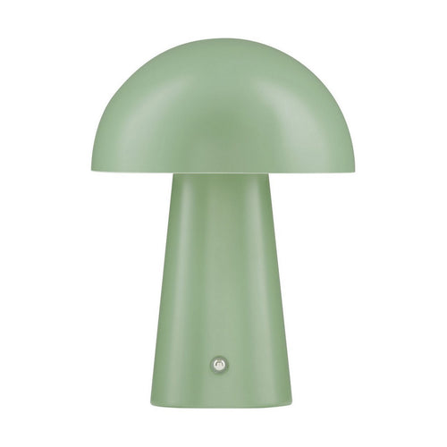 Nova Luce ANDE Geïntegreerde LED-tafellamp, matgroen, aanraakgevoelig, dimbaar, 2W 129lm 3000K, USB-aansluiting
