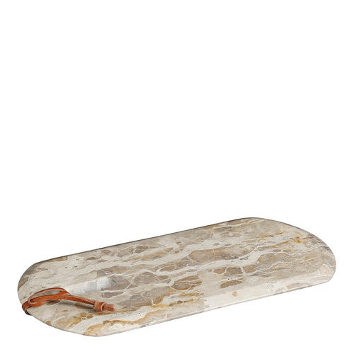 Mica Decorations Finnos Snijplank - L40 x B20 x H2 cm - Marmer - Beige - vtwonen shop