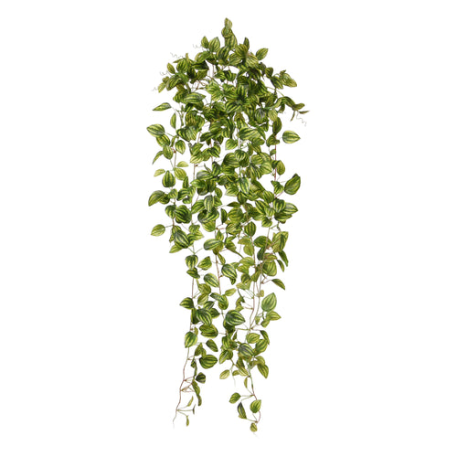 Maxifleur Peperomia Kunsthangplant bont 90cm