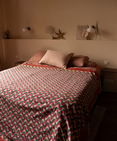 Doing Goods Millie Plaid in draagtas - 220 x 270 cm - 100% katoen