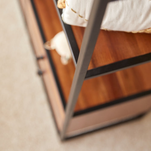 Tikamoon Boekenkast voor kinderen van massief acacia en metaal - Naturel - vtwonen shop