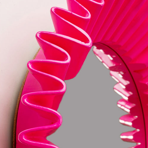 Kare Design Spiegel Hermosa Ø38cm roze