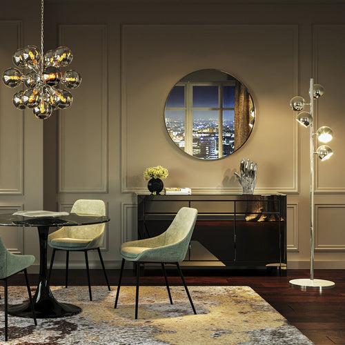 Kare Design Vloerlamp Calotta 200cm chroom