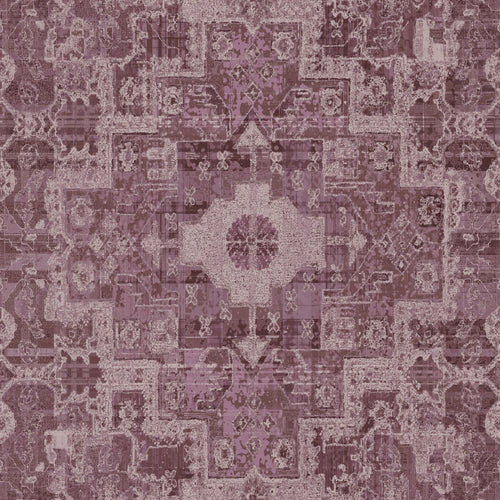 ESTAhome behang oosters kelim tapijt donker paars - 50 x 900 cm - 131362 - vtwonen shop