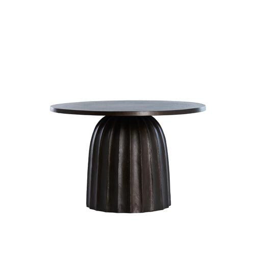 Light & Living bijzettafel Veglia - bruin - Ø60cm