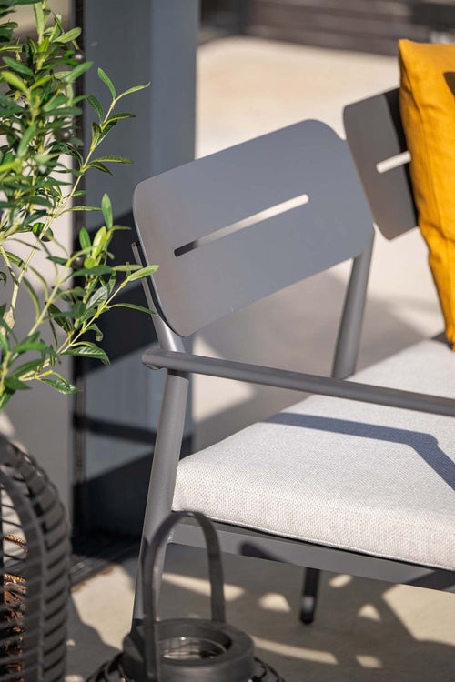 Morella loungeset - 4-delig - carbon black - valley sand - vtwonen shop