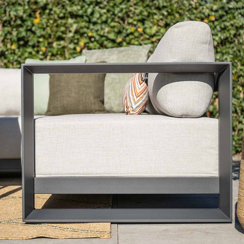 Garden Impressions Loungebank Malakka 4-delig - taupe