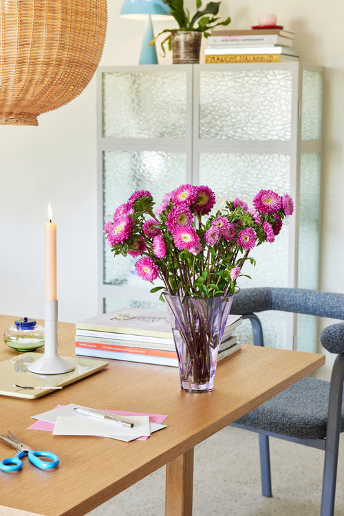 Hübsch vaas Bloom - glas - ø15xh18cm - vtwonen shop