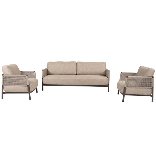 4 Seasons loungeset Savanne 3-delig - terre