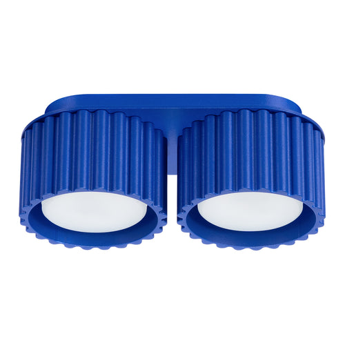 Sollux Lighting Plafondlamp AURA 2 ultramarijn Gx53 - 21x10x12cm