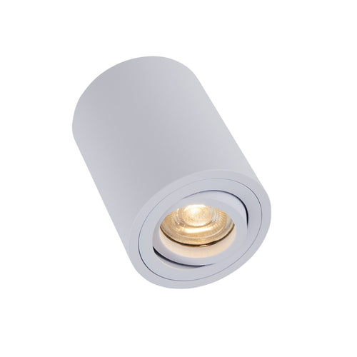 Lighto | Moderne plafondspot wit draaibaar en kantelbaar | Rond