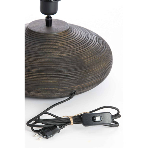 Light & Living lampvoet Khomai - bruin - Ø30cm