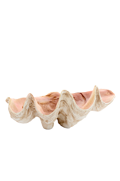 Light & Living ornament SHELL - 41x25x17cm - bruin - vtwonen shop