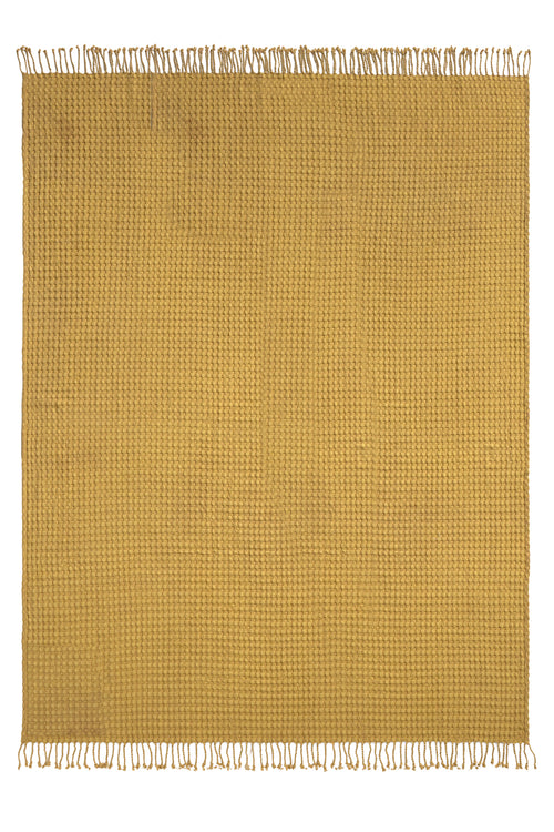 Calma House Tweepersoons strandhanddoek Ola - Mosterd - 180x200
