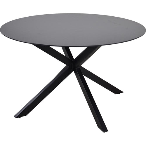 Lesli Living tuintafel Crest - zwart - Ø120x73cm