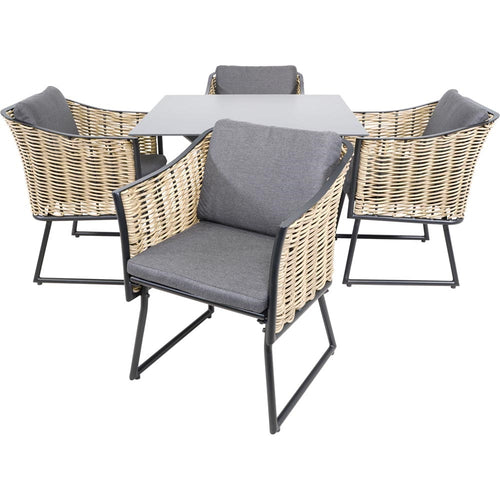 Lesli Living tuintafel Crest - zwart - 90x90x73cm