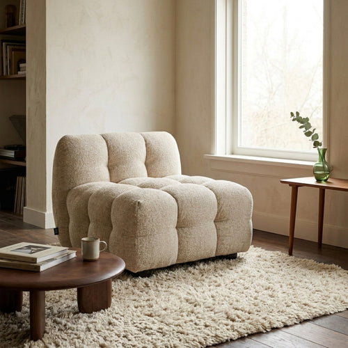 DÉJA Living Fauteuil Cillán - Beige Stof - 95x105x74cm